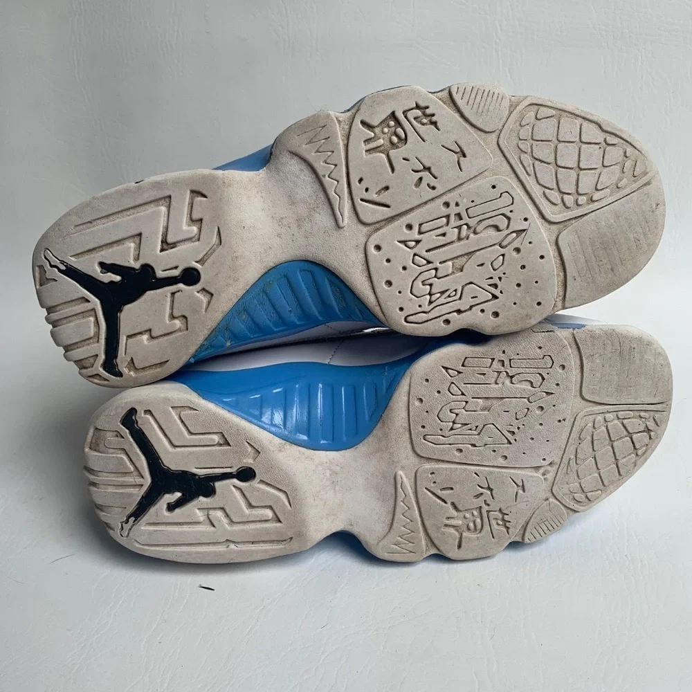 Nike Jordan 9 Retro Powder White University Blue 9